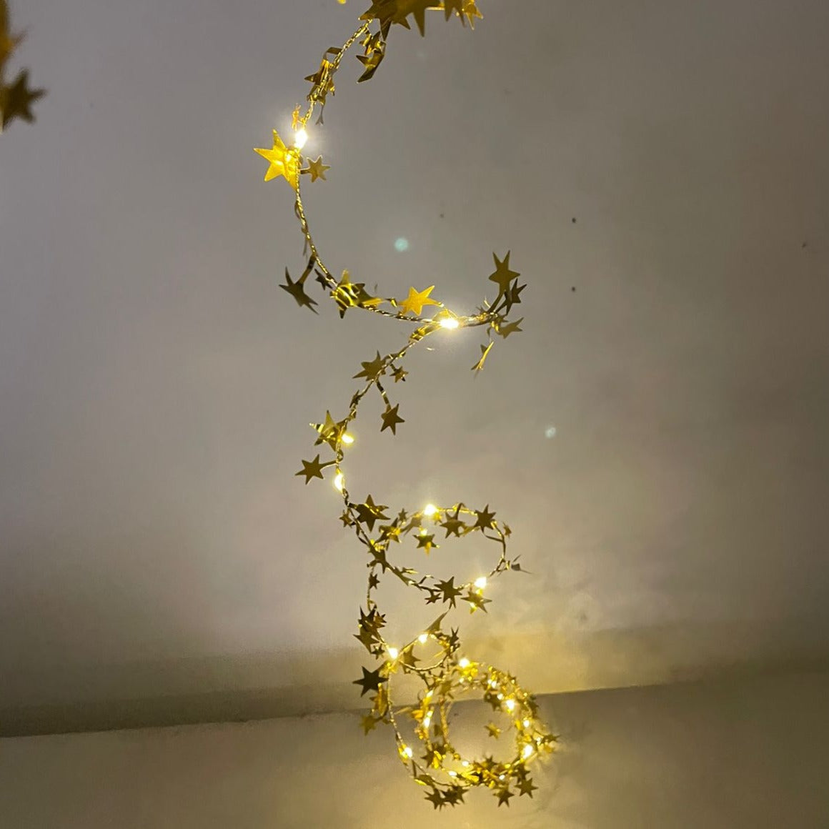 Fairy Lights - Gold Stars
