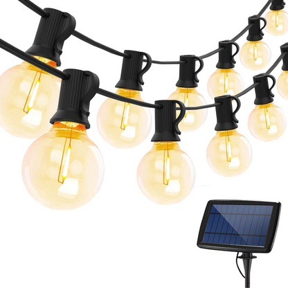 Fairy Lights - 10m Classic String Lights | 25 LED Bulbs | Black Cable