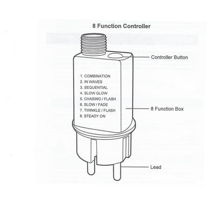 Fairy Lights - Plug-In - 8 functions - 50m, 30m, 10m
