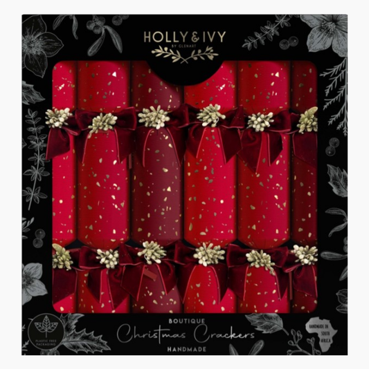 Christmas Crackers - Opulent Red