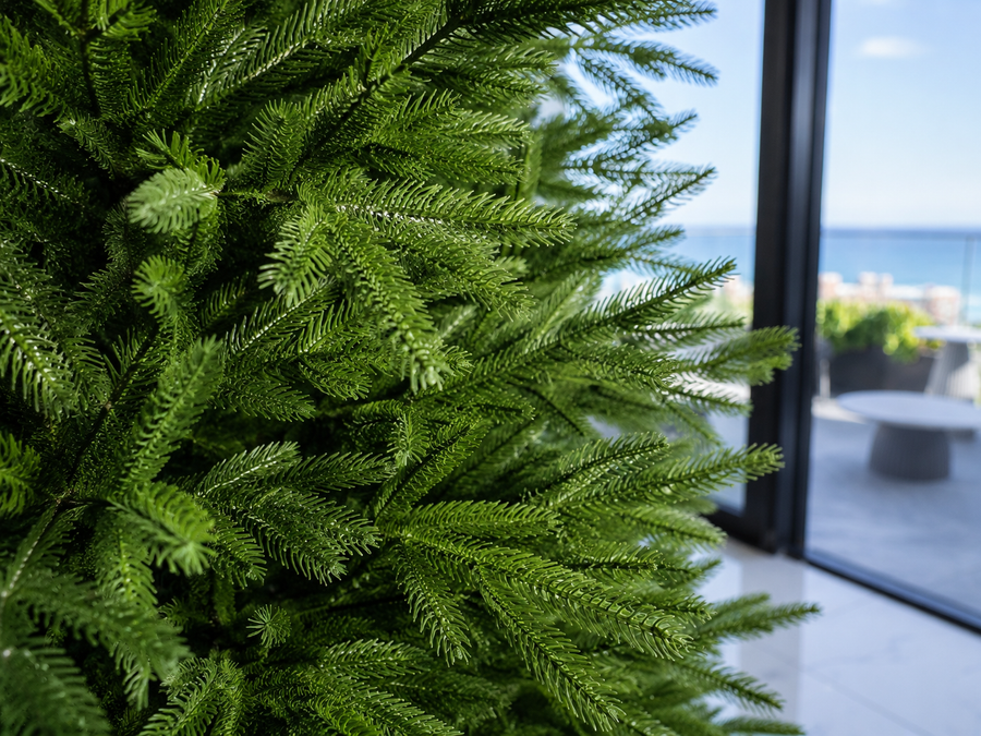 Un-decorated Plush Christmas Tree
